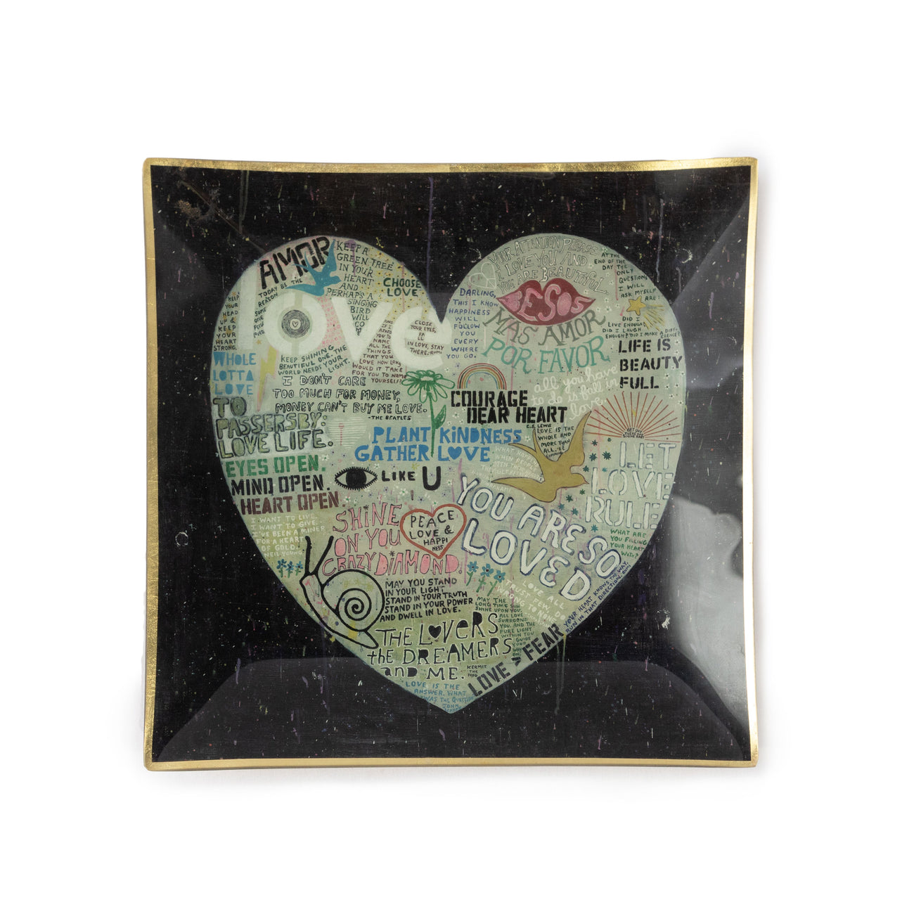 Choose Love Large Square Dish