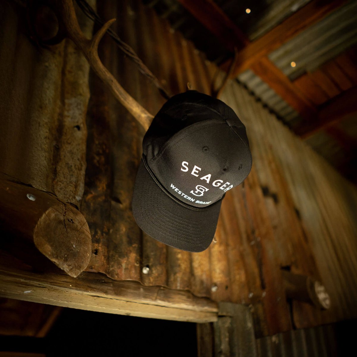 Branded Black Snapback
