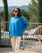 Catalina Brilliant Blue Slub Tee