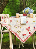 Cherry Cherry Breakfast 53"x53" Tablecloth
