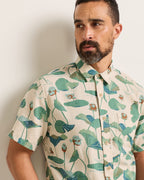 Shoreline Lily Pad Linen Button-Up