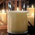 Simple Ivory Radiance 5.75"x7.75" LED Candle