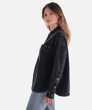 Eden Black Denim Shacket