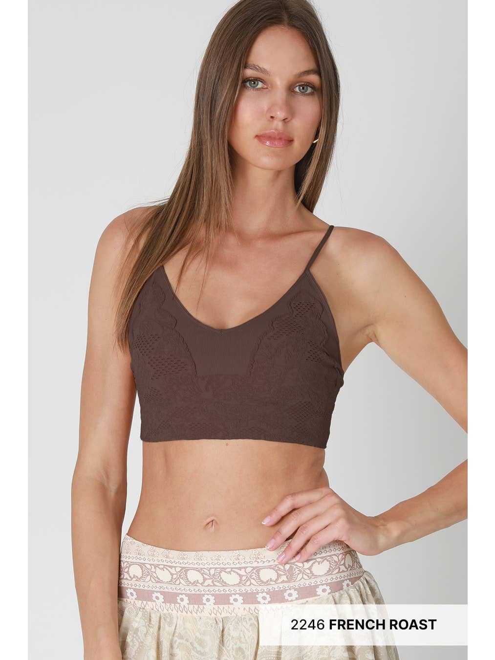 Lace Embroidered Bralette