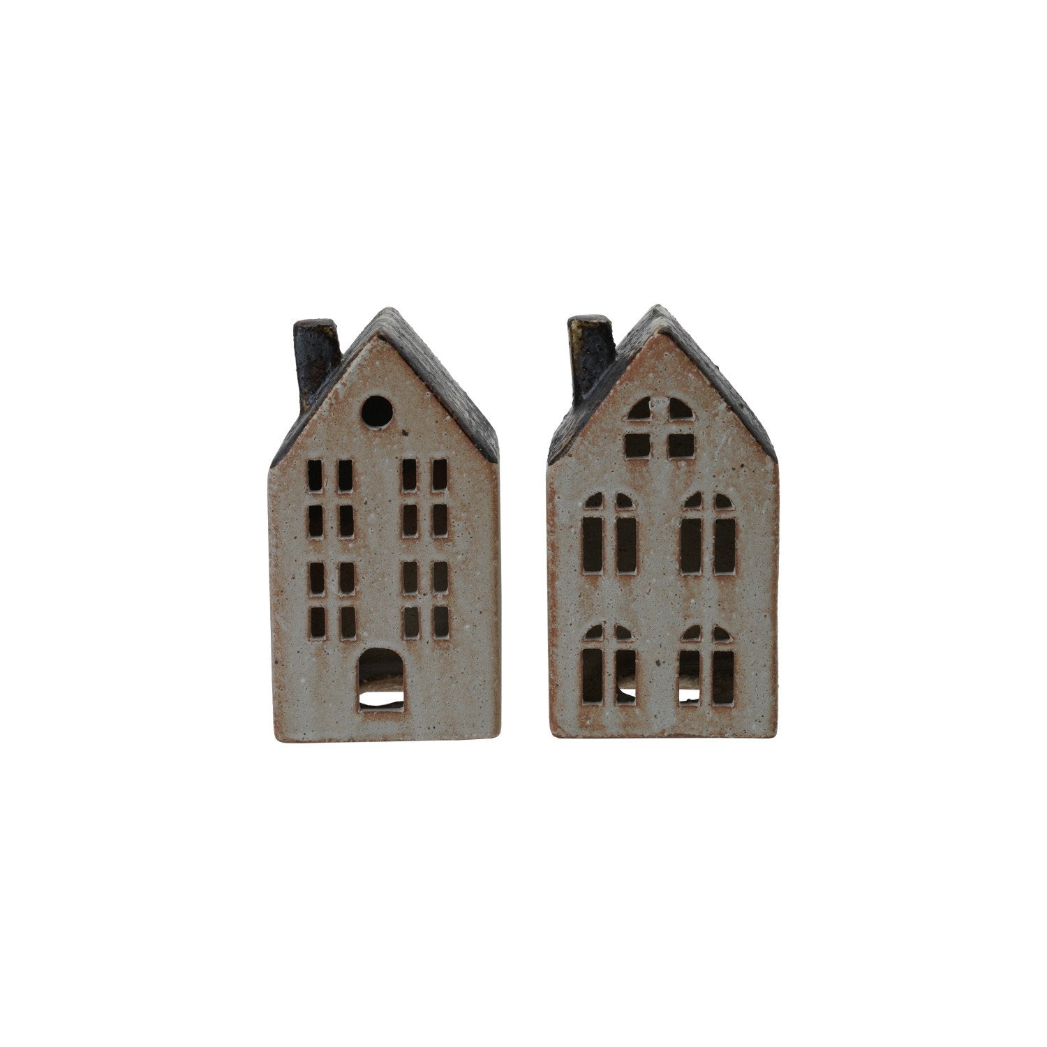 Stoneware Reactive Glaze Large House