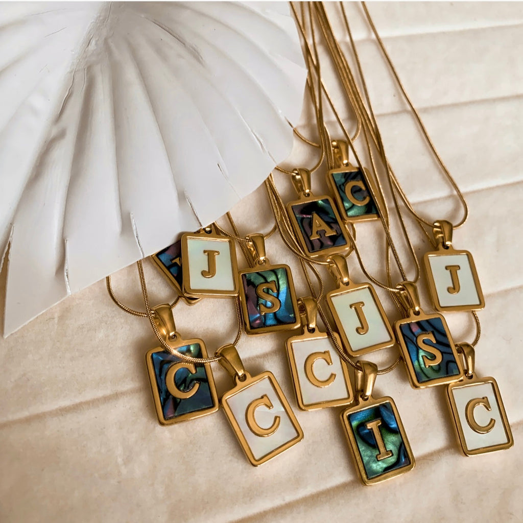 Pearla Initial Necklace