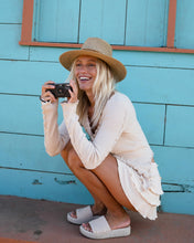 Sloan Honeycomb Straw Fedora