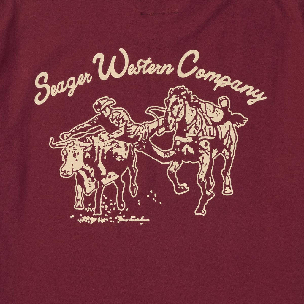Los Rios Burgundy Tee