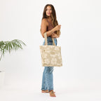 Hana Hou Crème / Dune Keep It Light Daily Tote