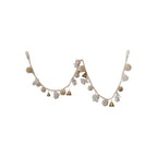 White Tassel & Bells Garland