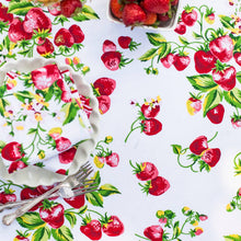 Strawberry Basket Ivory 54" x 54" Tablecloth