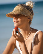 Capri Straw Visor