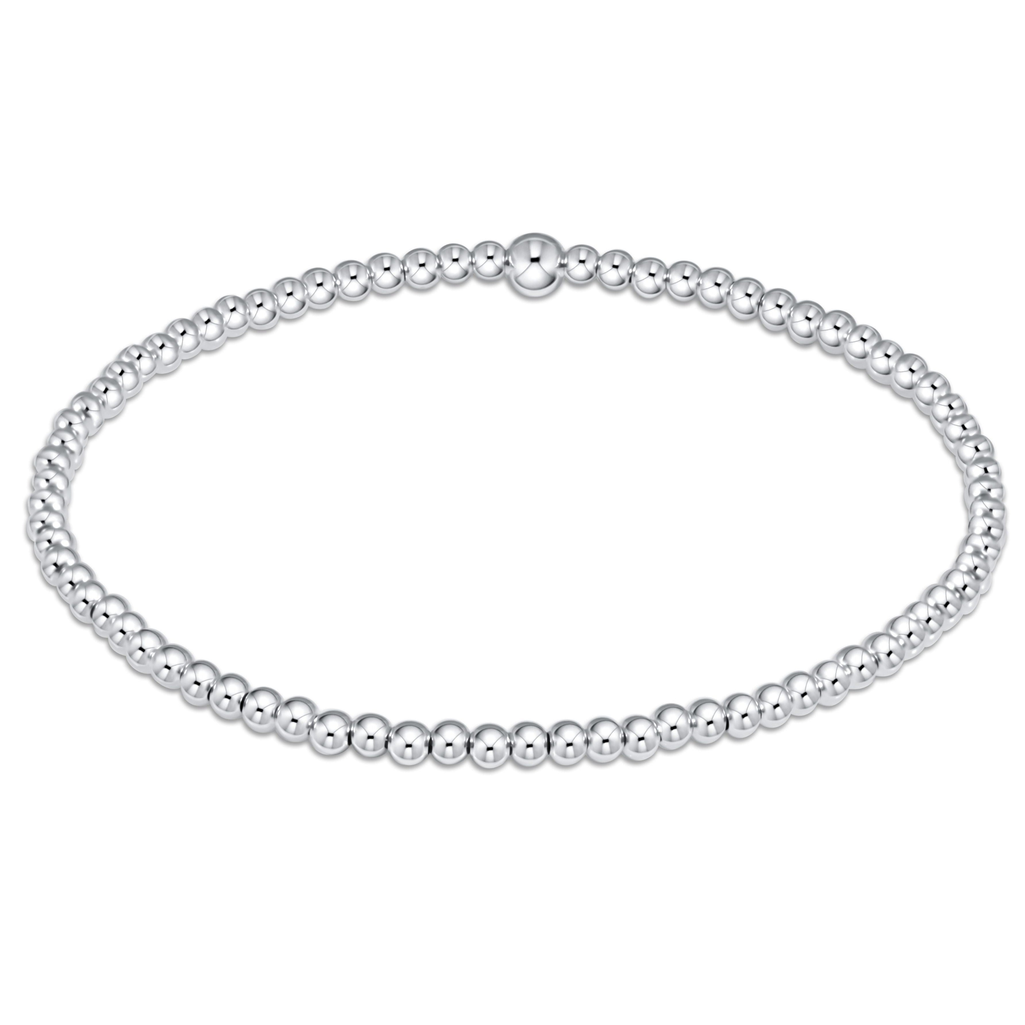 Classic Sterling Bead Bracelet