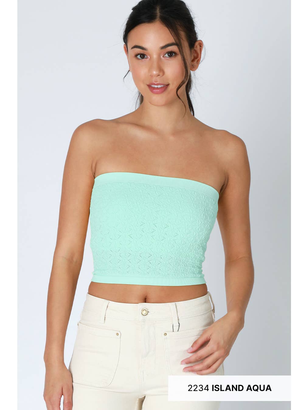 Floral Lace Tube Top
