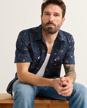 Laramie Western Navy Snap Shirt