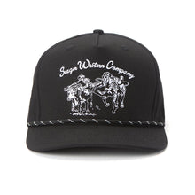 Los Rios Black Snapback