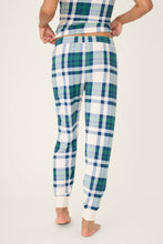 Cozy Life Plaid Thermal Velour Jogger