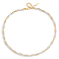 Pearl & Gold Twist Necklace