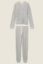 Silver Sparkle Thermal Ski Jammie Set