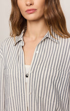 Reese Eclipse Stripe Button-Up