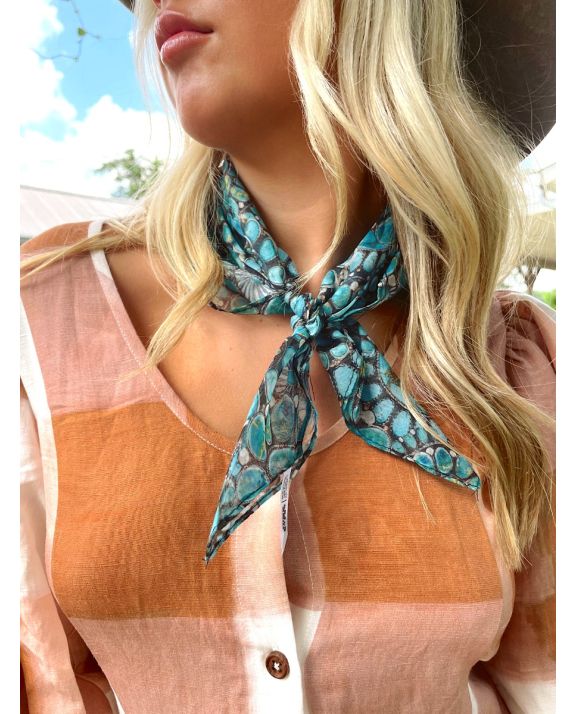 Turquoise Concho Bandana