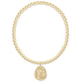 Classic Gold 3mm Inspire America Charm Bracelet