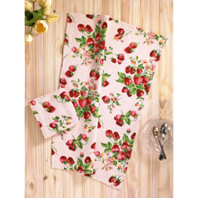 Strawberry Basket Tea Towel