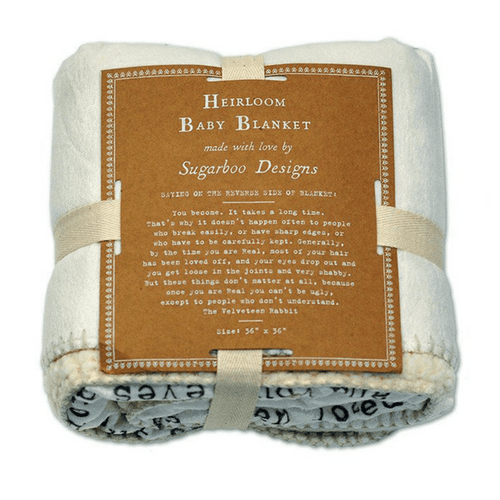 Velveteen Rabbit Heirloom Baby Blanket