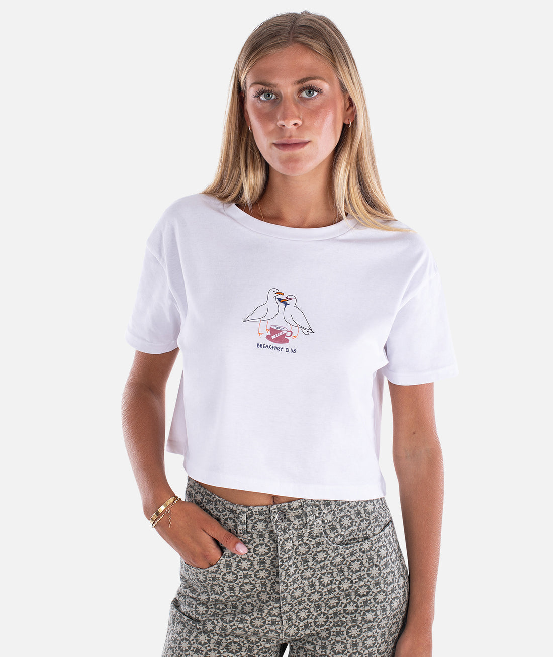 Breakfast Club Crop Tee