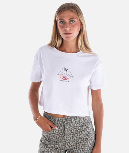 Breakfast Club Crop Tee