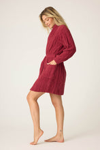 Cozy Cable Knit Port Robe