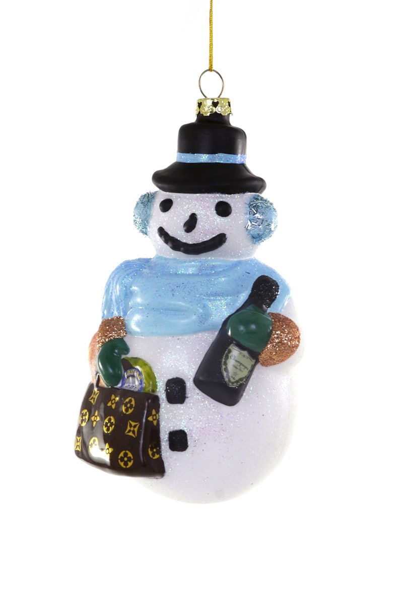 Chic Snowman Ornament