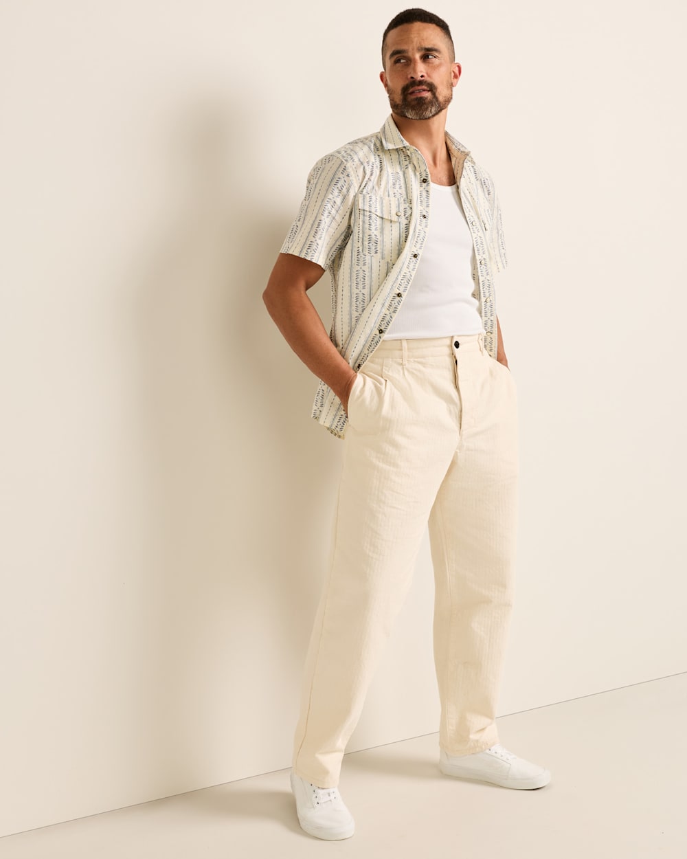 Laramie Laurel Grove Stripe Snap Shirt