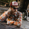 Uncle Bill Red Snapback
