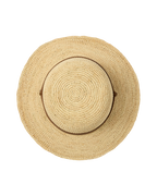 Bondi Packable Raffia Bucket Hat