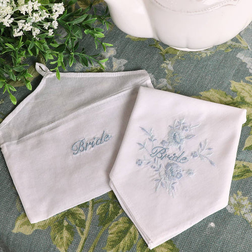 Bride Embroidered Hankie