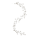 Glitter Star Garland