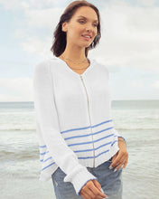 Sunrise Stripe Zip Hoodie Sweater