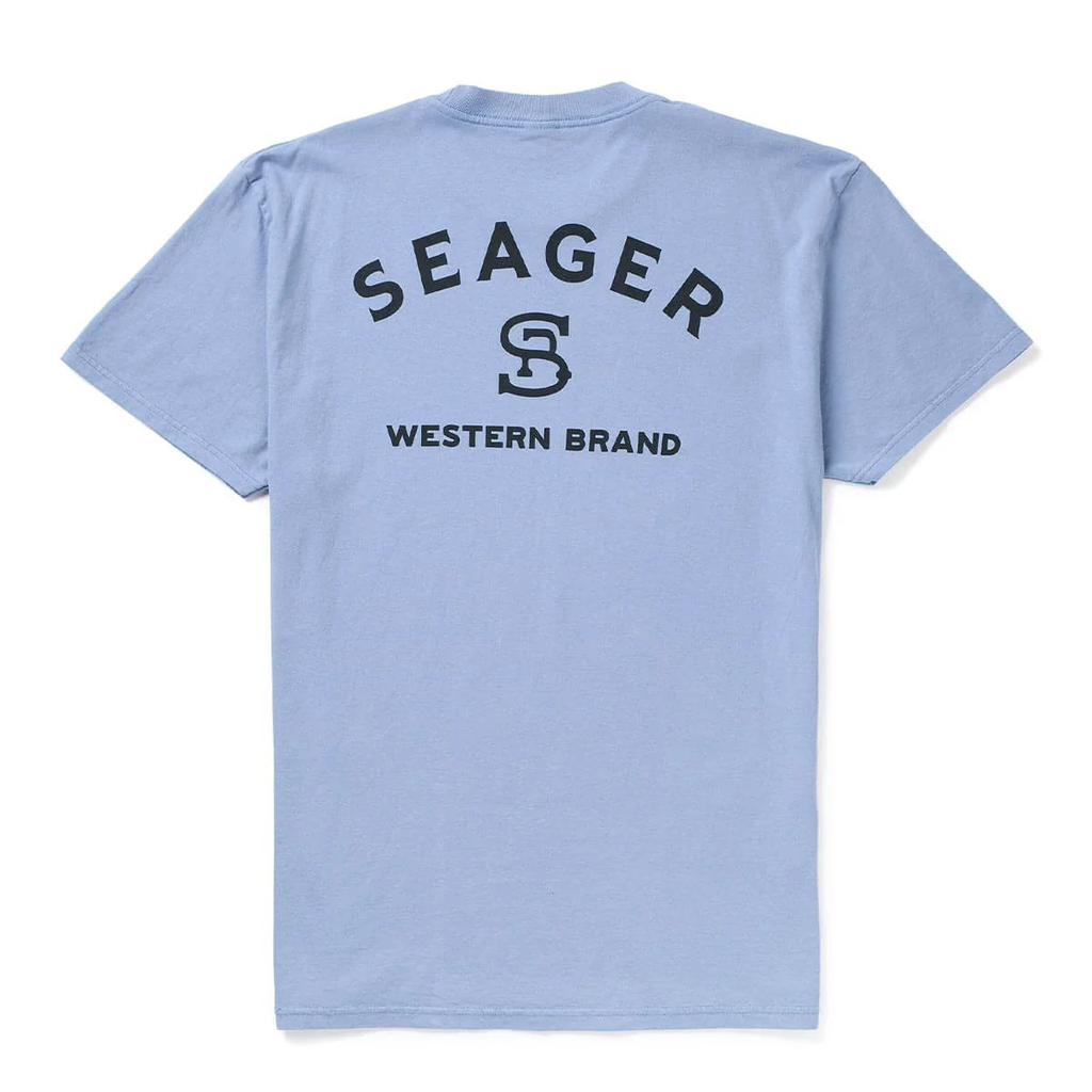 Branded Faded Denim Tee