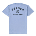 Branded Faded Denim Tee