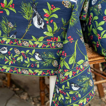 Chickadee Navy 54" x 54" Tablecloth