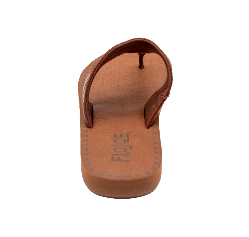 Grace Tobacco Artisan Tulled Sandal
