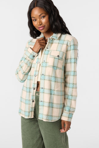Zuma Nile Blue Plaid Fleece