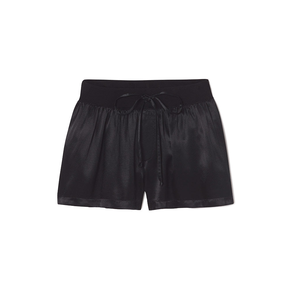 Mikel Satin Black Short