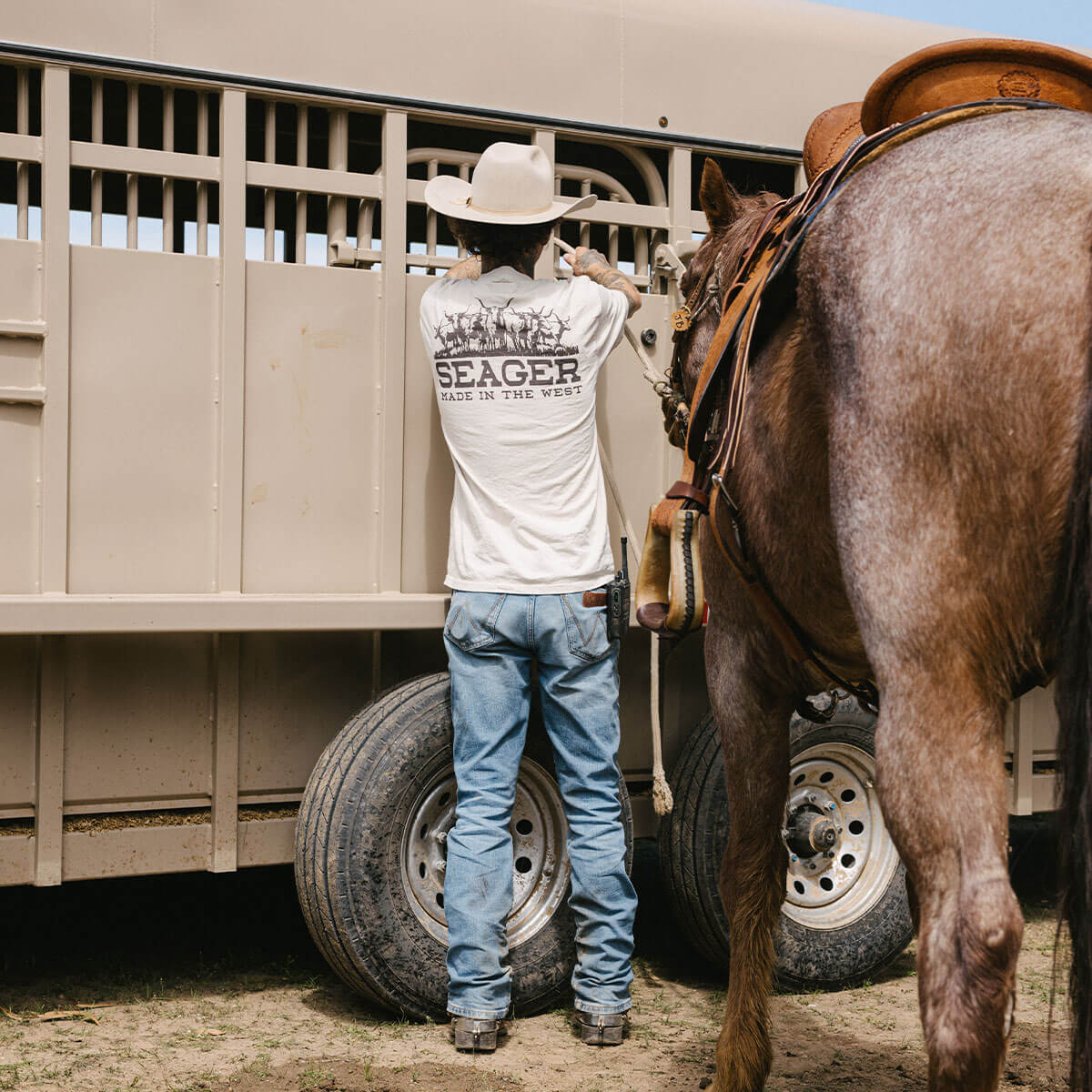 Herd Vintage White Tee