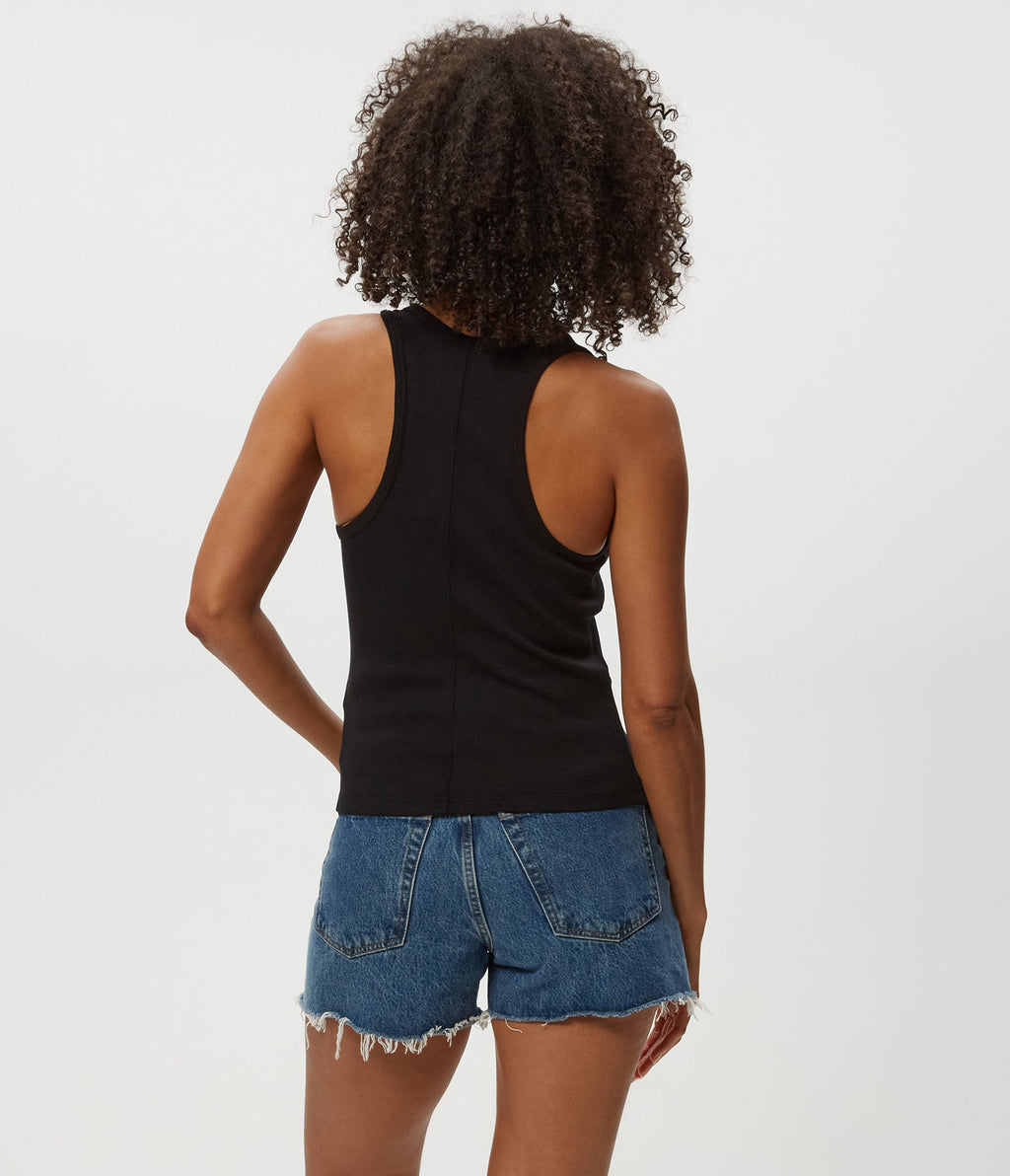 Cher Rib Scoop Neck Tank
