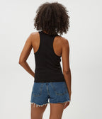 Cher Rib Scoop Neck Tank