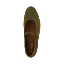 Sweetheart Olive Suede Ballet Flat