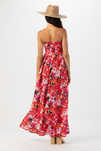 Fiji Flowers Red Dress