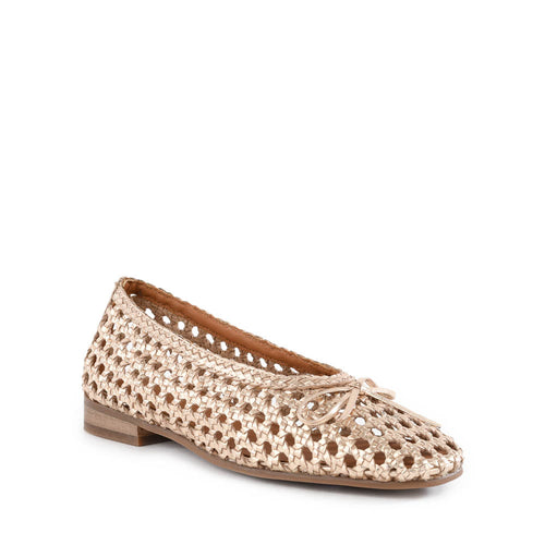 Flagstaff Gold Woven Ballet Flat